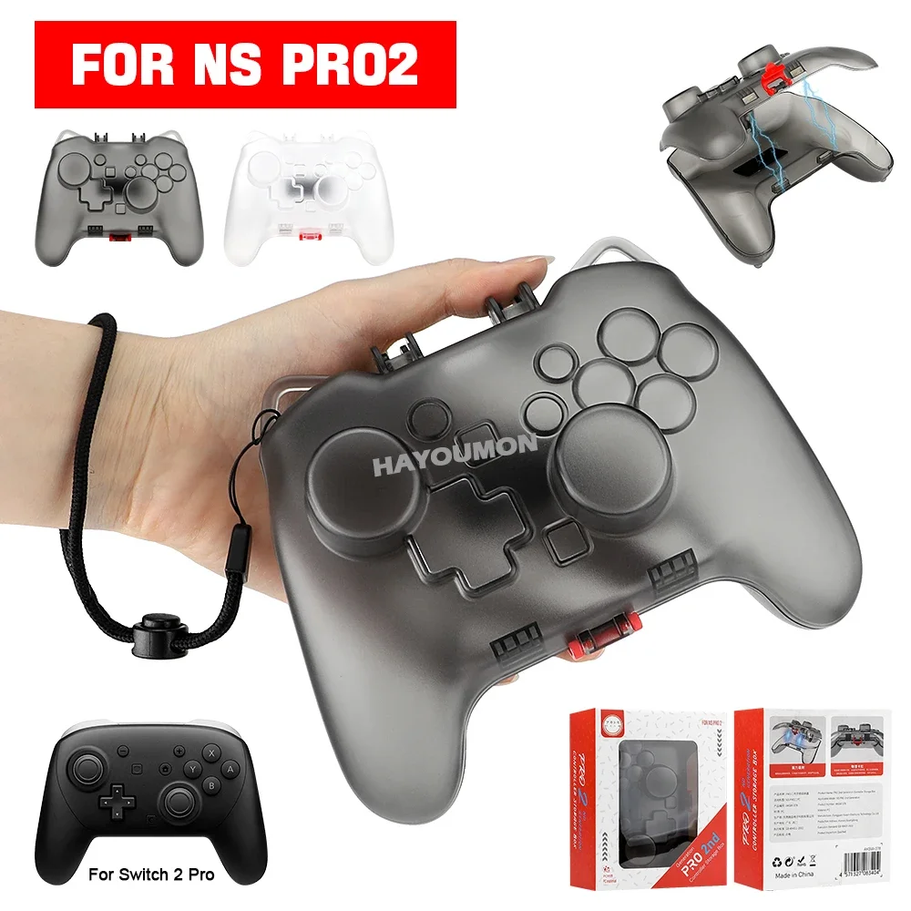 Transparent PC Protective Case Cover For NS2 Switch 2 Pro An