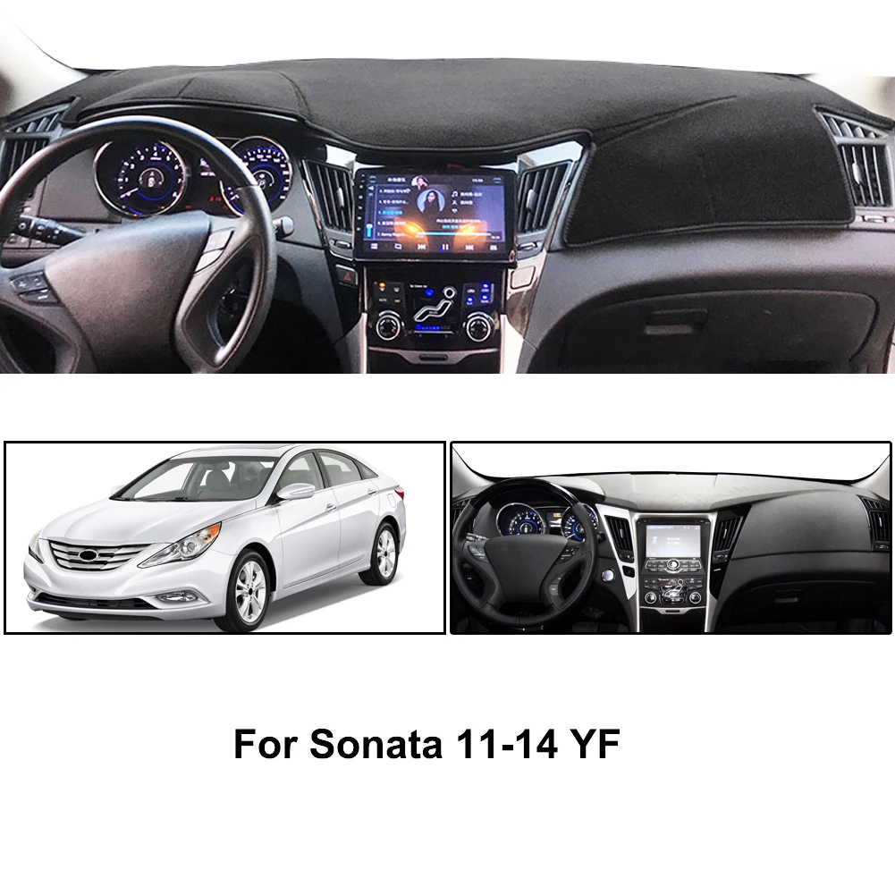 Xukey Dash Mat Dashmat Dashboard Cover Sun Shade Dash Board Cover Carpet For Hyundai Sonata 2011 2012 2013 2014