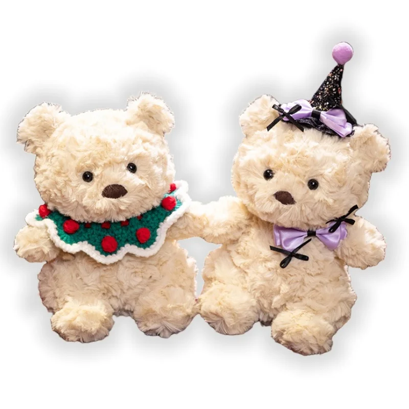 

20 см милый мультяшный медведь на Хэллоуин, плюшевые игрушки, рождественские куклы, мягкие игрушки для детей, высокое качество, декор для вечеринки, креативный подарок