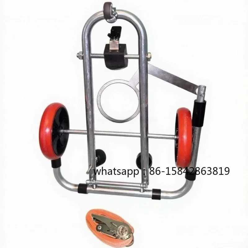 Toilet Auxiliary Installation Mobile Positioner, Quick Clamping Tool, Folding Portable Labor-saving Trolley