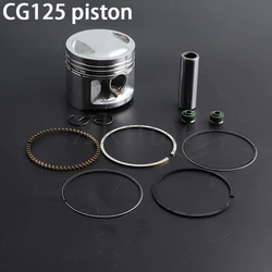 Motorcycle 56.5mm Piston 15mm Pin Ring 1.2*1.2*2.5mm For Honda CG125 CG 125 CB125 XL125 CT125 SL125 TL125 CL125 Lifan Zongshen