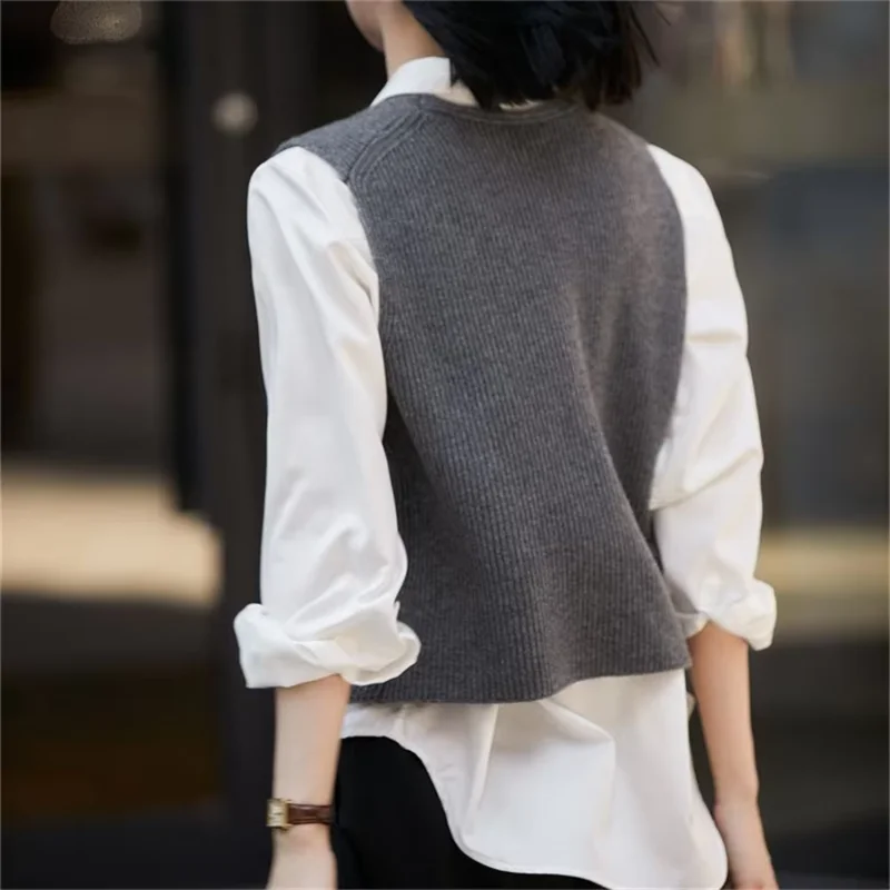 Vintage Fashion Style Female - 2026 New Style Korean Fashion Sleeveless