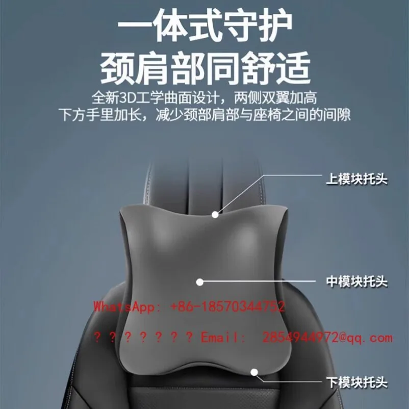 Car Lumbar Support Pillow Memory Foam Back Cushion for Driving Seat Universal Waist Support