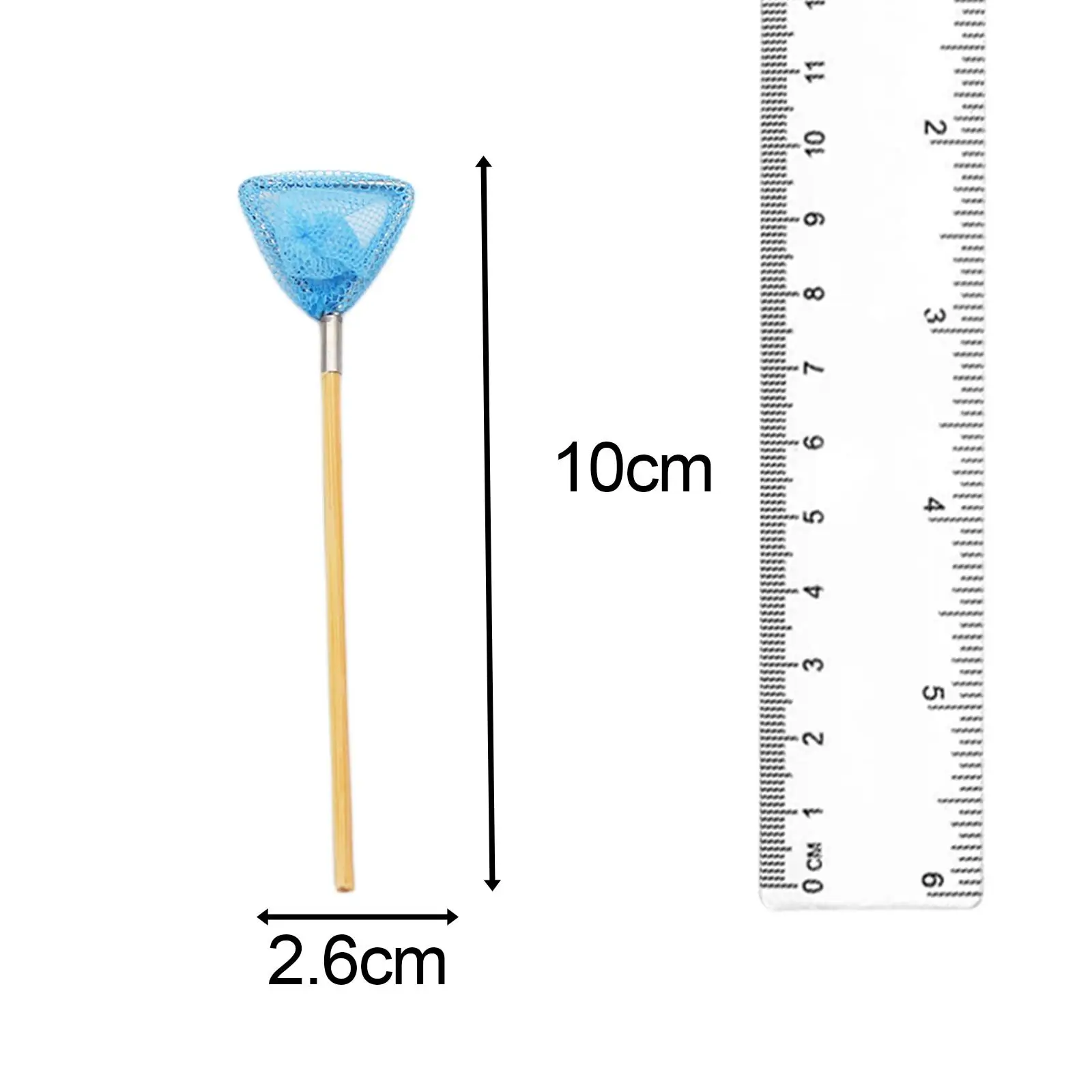 Modelo de red de pesca en miniatura para casa de muñecas 1:6 1:12, modelo de herramienta de red de pesca para niños, diseño de paisaje arquitectónico DIY, micropaisaje