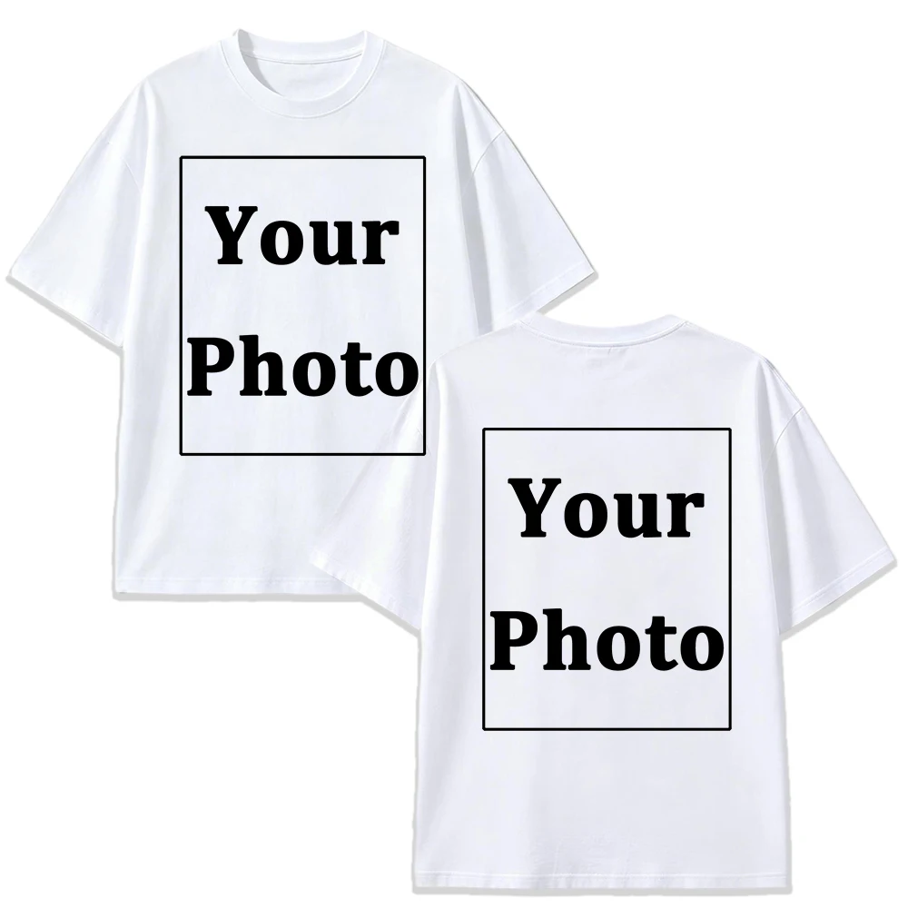 Herren Sommer Team T-Shirt Personalisiertes Design Lässige Weite Basic-Workwear Familien-Sport-Street-Tops Weiche Baumwollkleidung – Detail 12