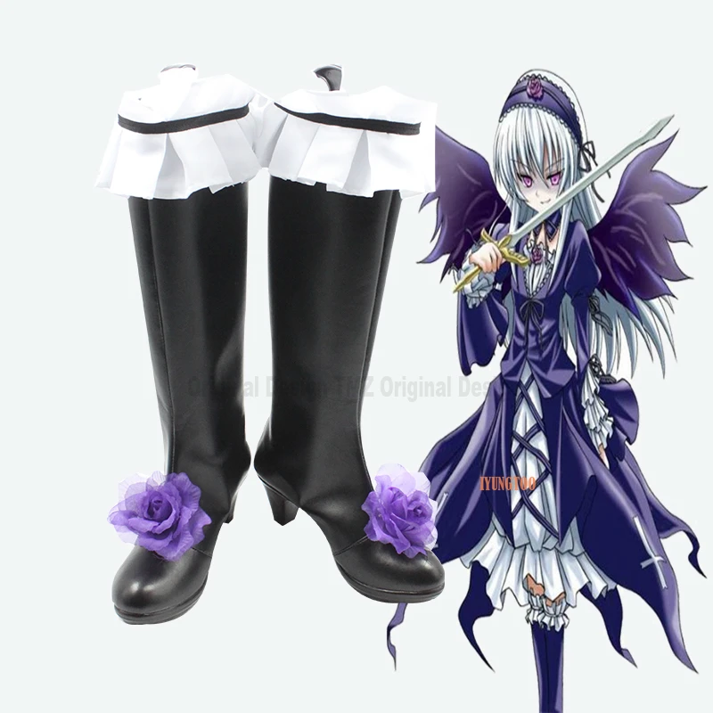 Rozen Maiden Karen Strassman Characters Anime Costume Prop Cosplay Shoes Boots