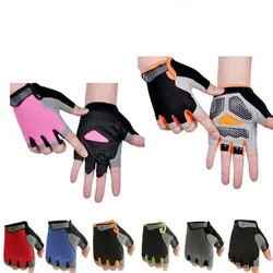 Anti Slip Shock Breathable Half Finger  Men Women Half Finger  Cycling Gloves Bicycle Gloves Bike Gloves перчатки