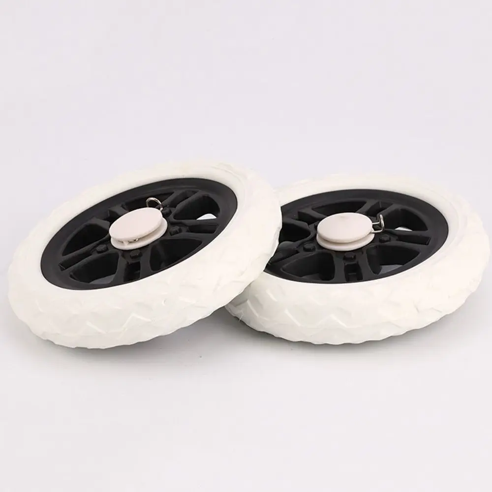 2Pcs Tire Wheel Wear-resistant Anti Slip Shopping Cart Wheels Replacement Flexible Wheelchair Caster Travelling Trolley Caster