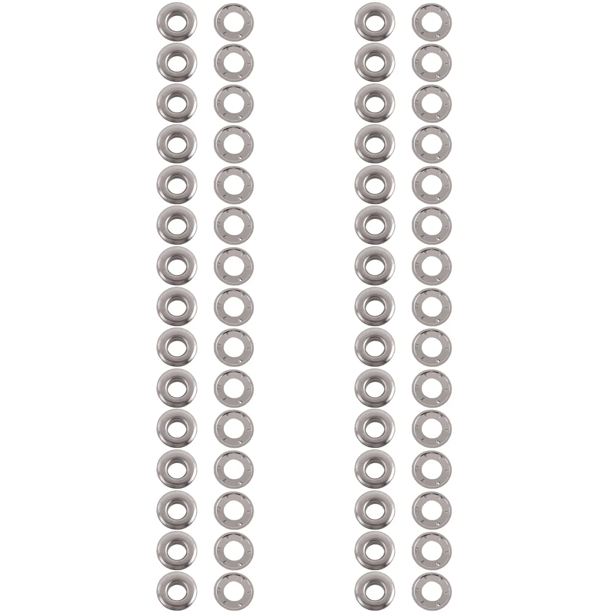 

Люверсы Y67A SP6 — упаковка 60 штук — морские — чехлы для палаток, лодок и брезентов