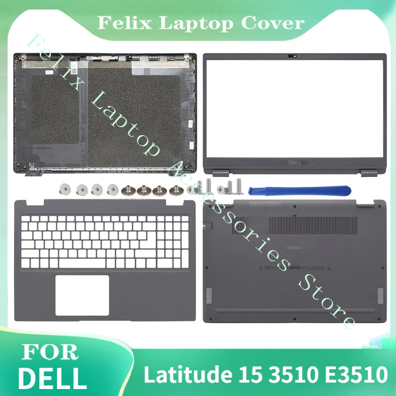 

New For DELL Latitude 15 3510 E3510 LCD Back Cover Bezel case Upper Cover Bottom Laptop Shell 08XVW9 0PG2XT 0GCK6R 0JYG4Y 0MH24R