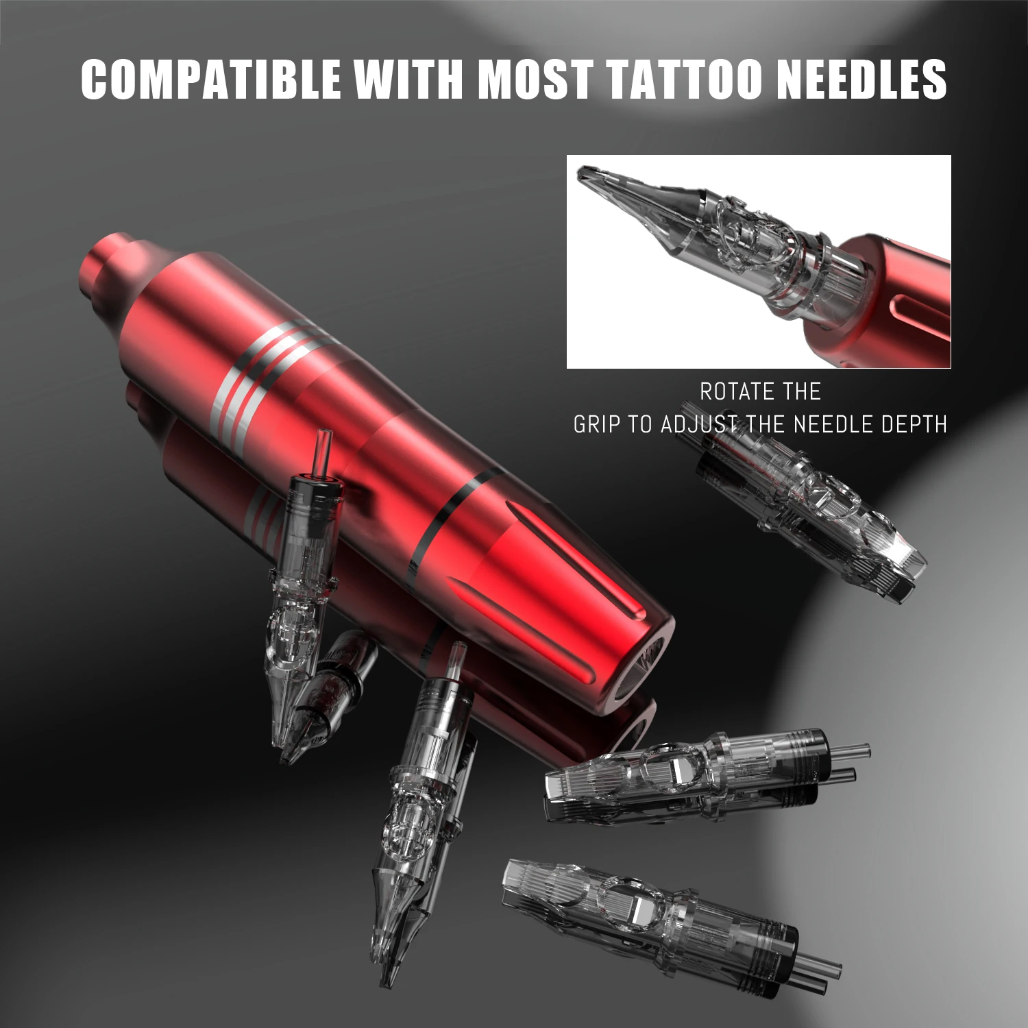 New Tattoo Kit Power Pen Motor Tattoo Machine Set Tattoo Pen Set Professional Motor Tattoo Machine Tattoo Set Tattoo Machine