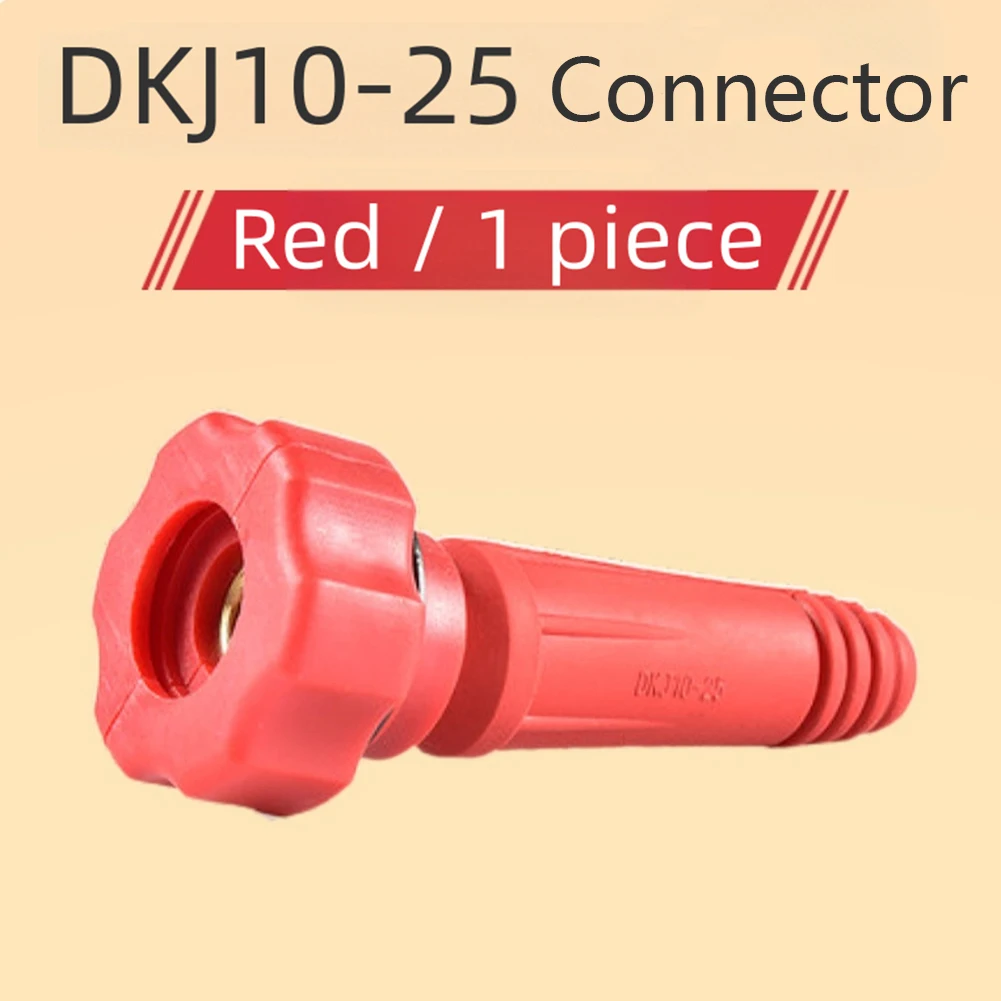 2pcs DKJ10-25 Welding Machine Quick Fitting Male Cable Connector Thai Style Quick Connector For Welding Machine