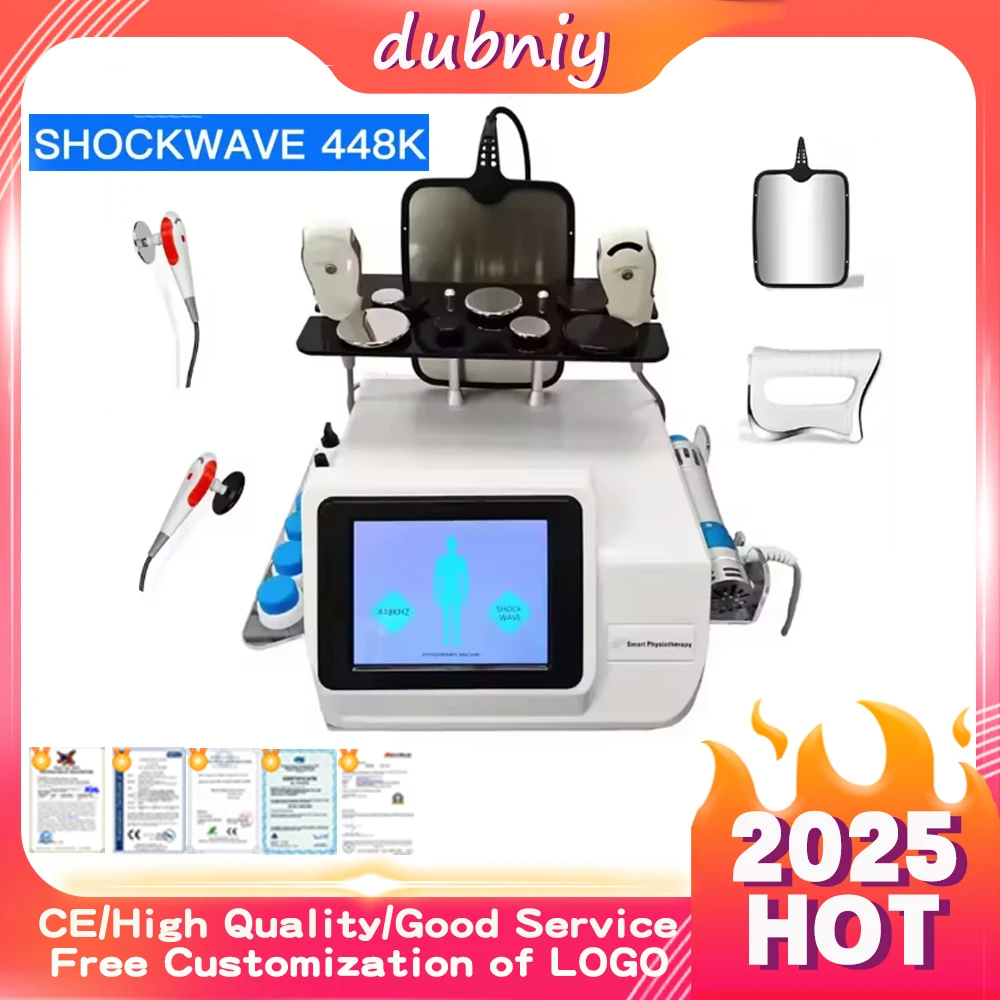 

Dubniy 2 в 1 448K Tecar, машина для ударно-волновой терапии, облегчение боли в теле, массаж мышц, восстановление, физиотерапия, устройство для красоты и здоровья