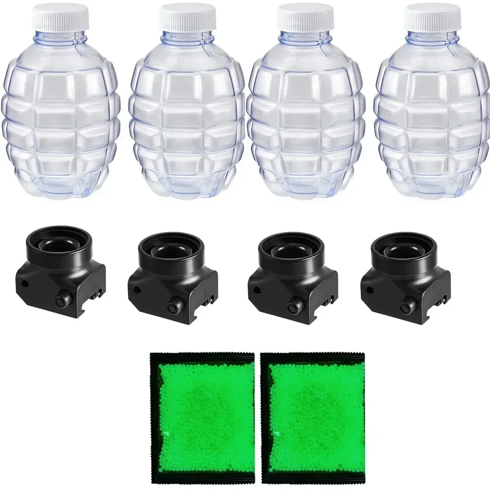 Gel Bal Onderdelen Gereedschap Accessoires Met Gel Ballen Kralen Ananas Fles Fles Houder 7-8mm Voor Splatter speelgoed Blasters Outdoor Game