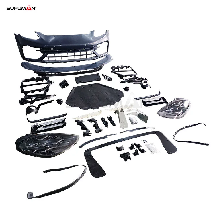 SPM Auto Parts for Porsche Panamera Body Kit Front Body Kit Accessories Plastic Old Upgrade to New Model