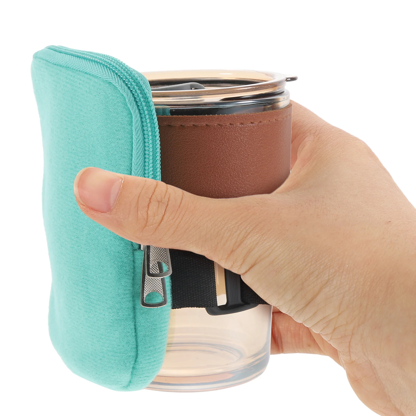

Cup Bag Tumblers Water Storage Bottle Carrier Outdoor Pouch Side Canvas Bottles Fitness Travel