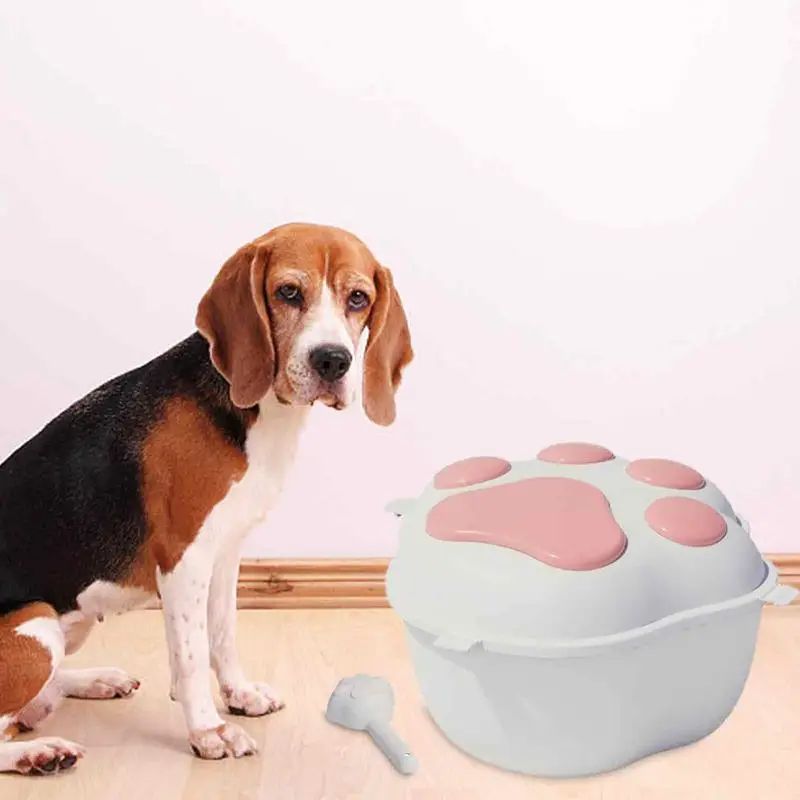 Grande Capacidade Pet Food Storage Container, Dog Food Containers, Cat e Outros Animais Seco Food