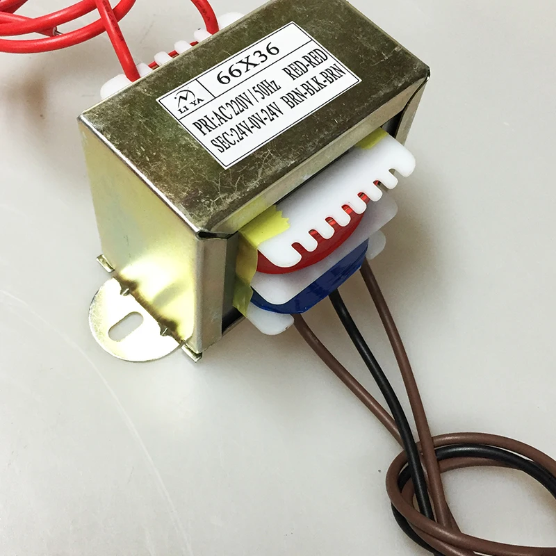 35W square transformer 220V to 9V/12V/15V/18V/24V/36V power amplifier power supply EI transformer can be customized