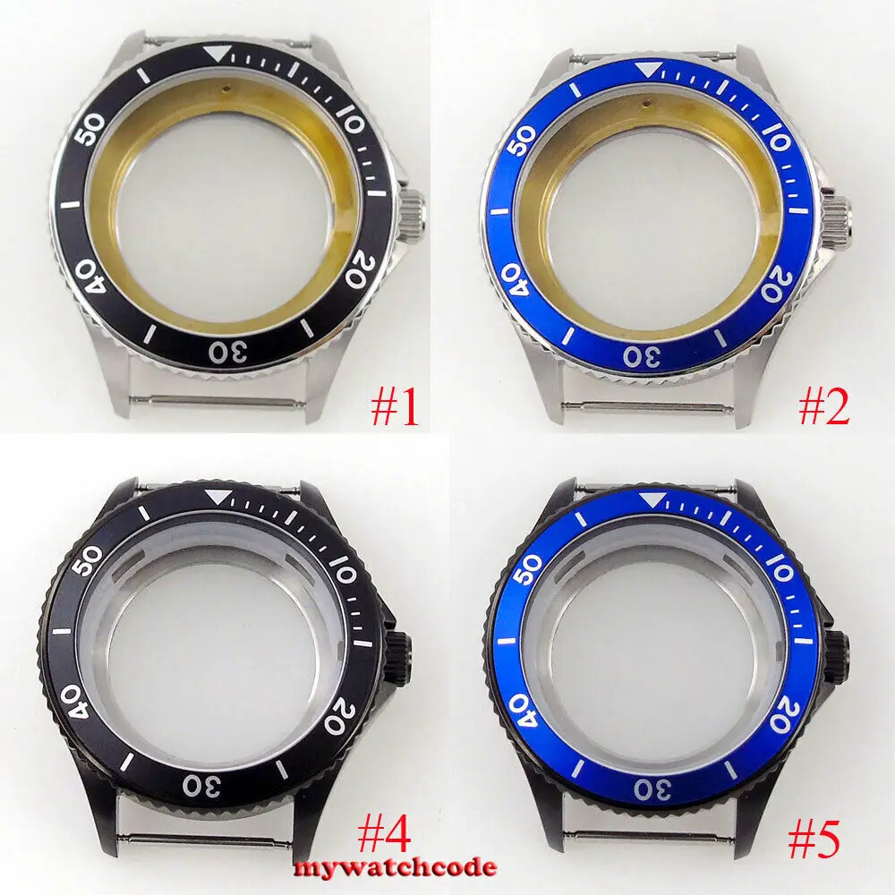 

40mm Stainless Steel PVD Watch Case For NH35 NH36 Miyota 8215 Eta 2836 Movement