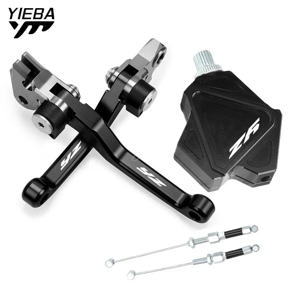 Short Stunt Clutch Lever Easy Pull Cable System Brake Clutch Levers Motorcycle CNC For YAMAHA YZ125 YZ250 YZ 250F YZ426F YZ450F