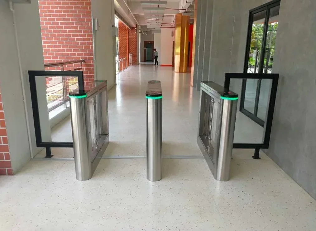 Turboo Electronic Access Control Pedestrian Speed Gate Barrier Turnstile for Entrance Security Laboratory Access Checking