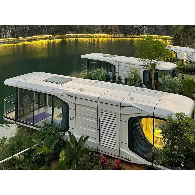 Cápsula Espacial para Exteriores, Alojamiento Móvil, Resort de Cápsulas, Cápsula Espacial para Acampar, Habitación con Vista al Cielo Estrellado