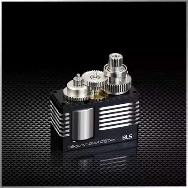 킹맥스 S31 MS36M 스틸 톱니 메탈 쉘 고전압 디지털 차량용 브러시리스 36kg 중형 서보 모터 (헬리콥터용)