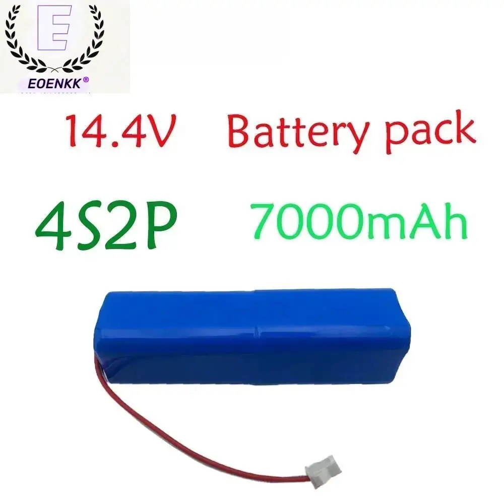 

EOENKK new 14.4v 7000mAh 18650 4S2P lithium-ion battery R1 rechargeable lithium-ion robot vacuum cleaner M9 M8 Pro M7