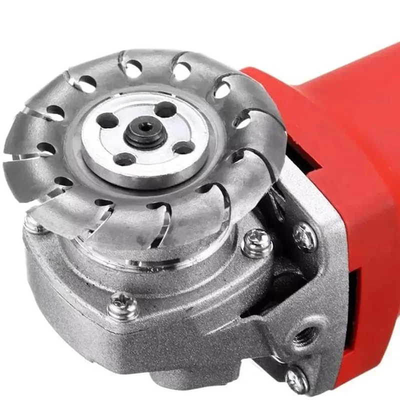 

Manganese Steel 90mm 12 Teeth Wood Carving Disc 16mm Bore Grinder Shaping Disc for 100 115 Angle Grinder Woodworking Tools