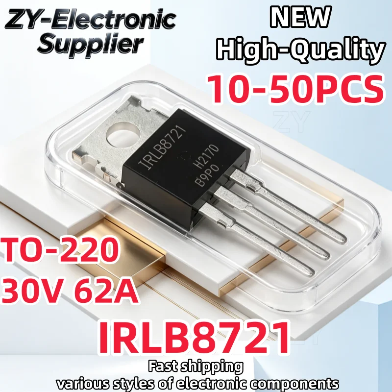 10-20-50Pcs Brand New IRLB8721 LB8721 TO-220 30V 62A MOS Field Effect Transistor Best Quality In Stock