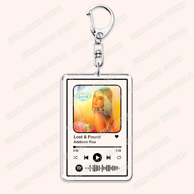 حار المغني أديسون راي أغاني سلاسل المفاتيح للنساء اكسسوارات حقيبة حمية بيبسي الزبرجد الموسيقى المفاتيح المشجعين صديق الهدايا #2