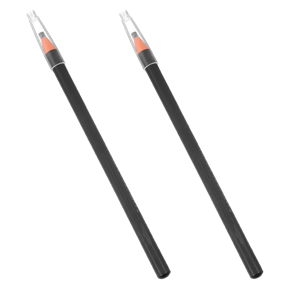 

2Pcs Thin Eyebrow Pencil Waterproof Sweatproof Long Wear Pull Line Design Smudge Proof Brow Liner for Natural 3D Effect