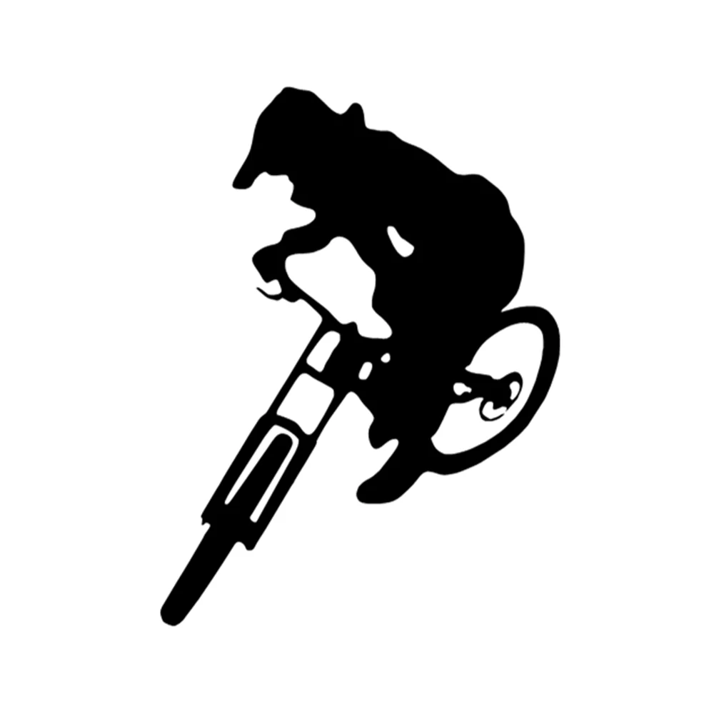 

Downhill Mountain Bike Trail Vinyl Decal, Cycling Adventure Sticker for SUV Truck Van Window, Auto Exterior Decor 14X10cm