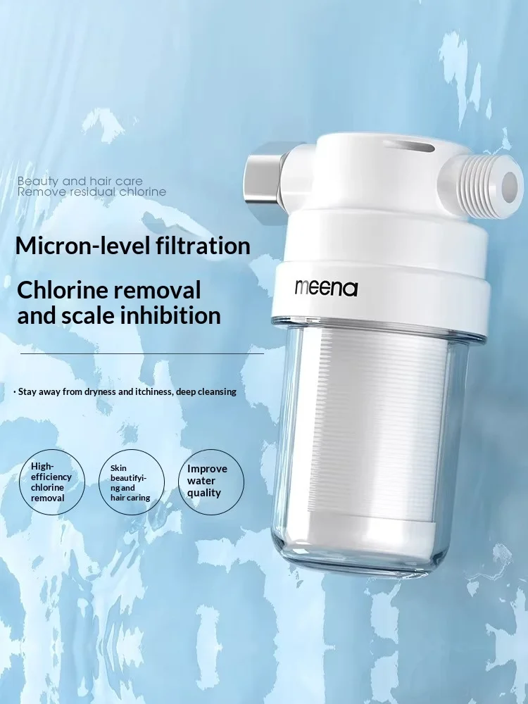 

Bathroom Shower Pre Filter Cartridge Tap Water Purifier for Heater Remove Chlorine Hard Water Softener Shower Head Filter