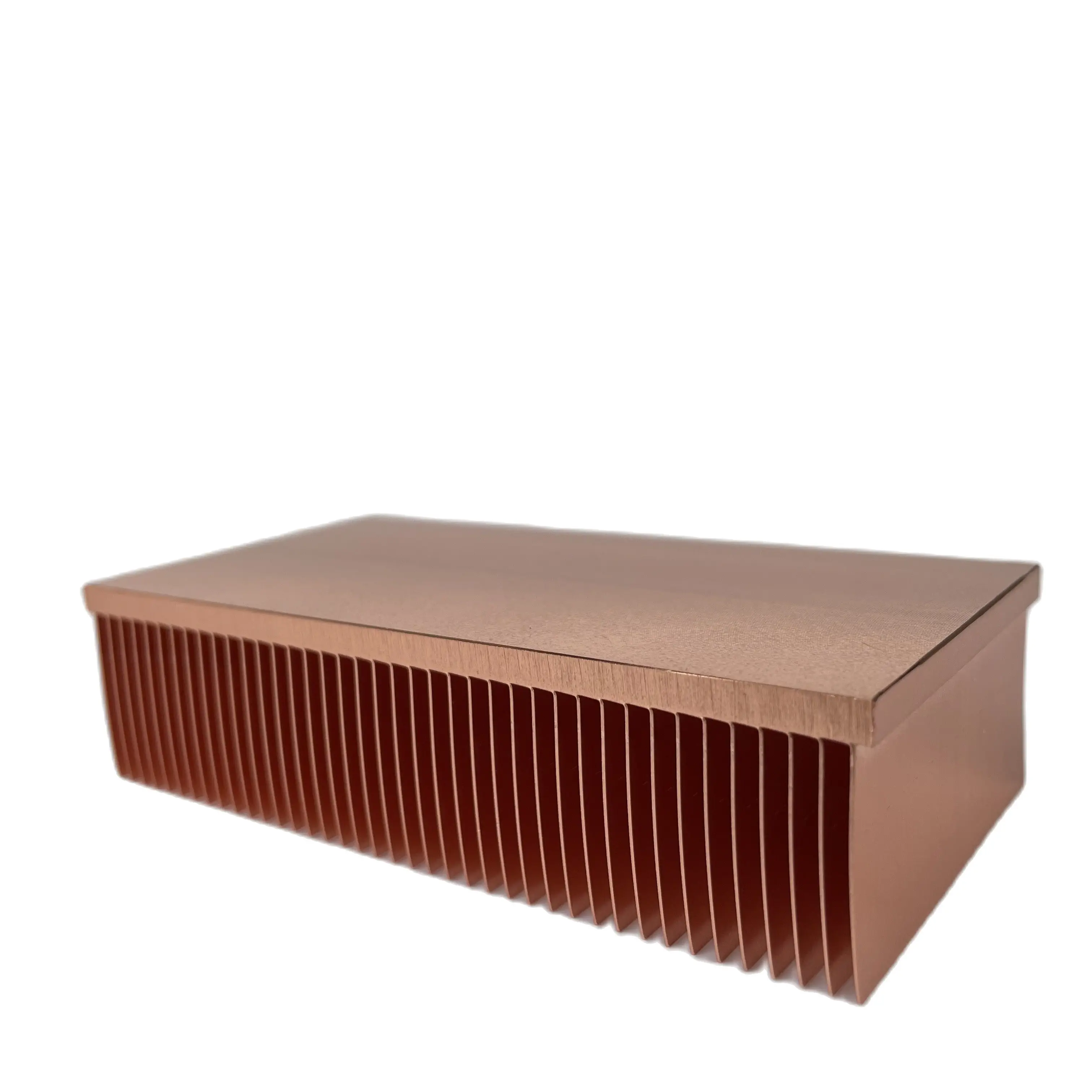 Copper heat sink 100*50*25mm For Computer Server Cooling Power cooling