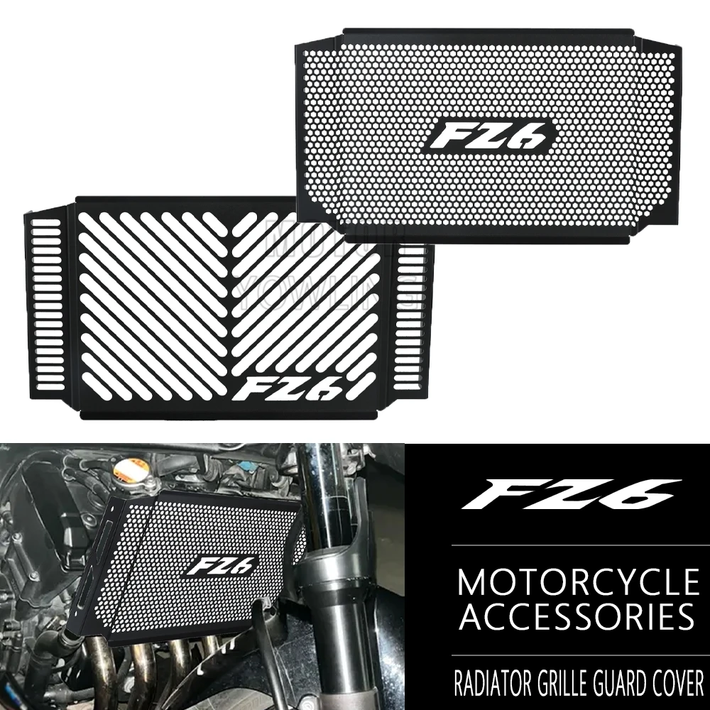 Für YAMAHA FZ6 FZ-6 Fazer FZ 6 N/S/S2 Fazer 2004 2005 2006 Motorrad-Zubehör Kühlergrill Kühlerschutzabdeckung