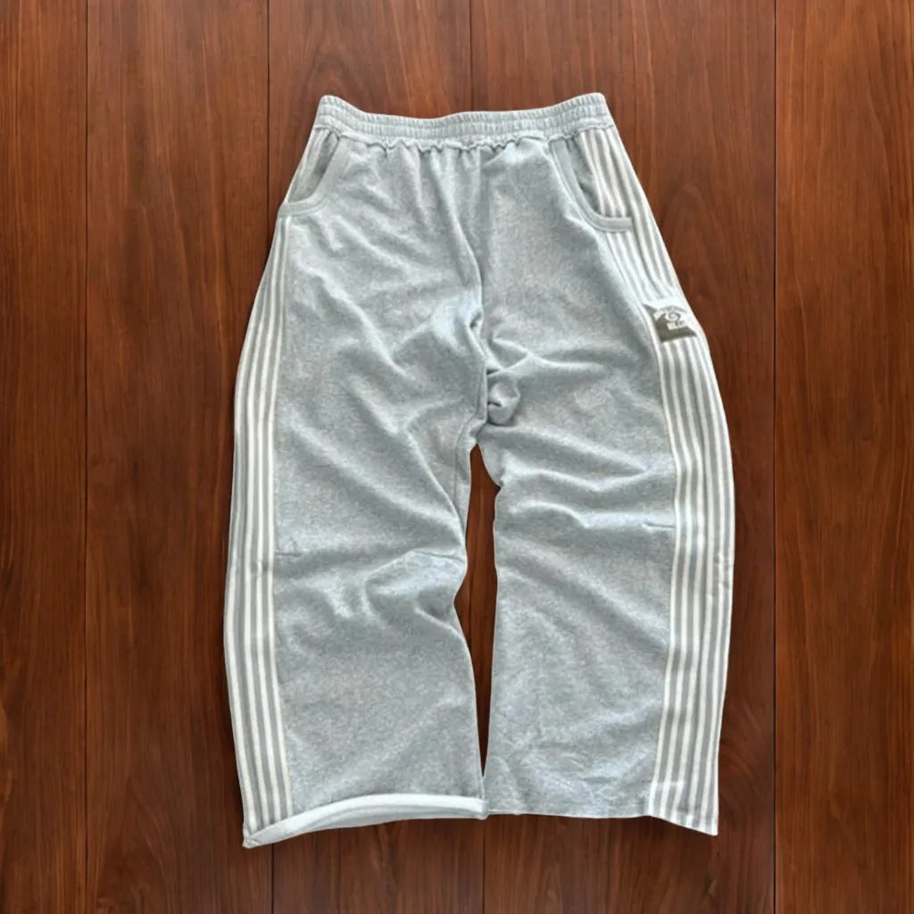 

Hip Hop Gothic Retro Stripe Baggy Casual Pants Men Women Streetwear Sweatpants Y2K Pants Harajuku Elastic Waist Jogging Pants