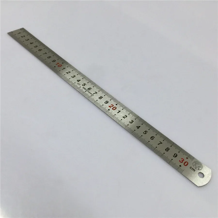 For thicker stainless steel ruler steel ruler steel ruler scale woodwork metric inch double sided double-sided