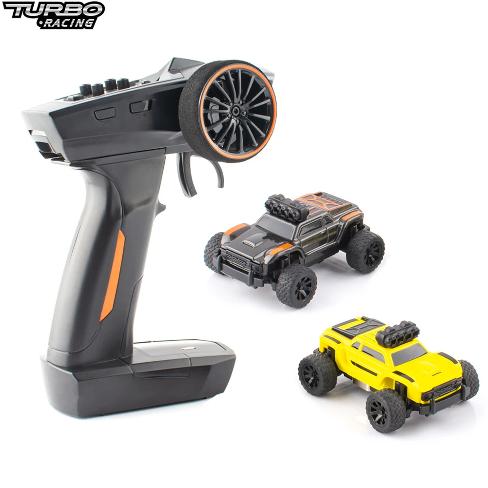 

Turbo Racing C81 Baby Monster 1:76 Scale Truck Toy RTR Electric Remote Control Mini on-Road Models Rc Car Vehicles Gift