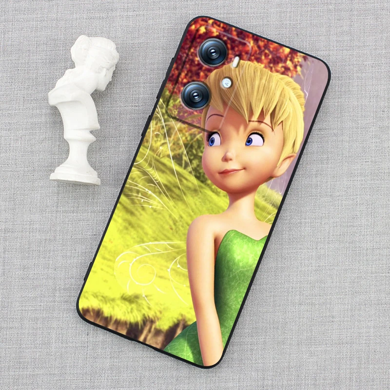 Tinker Bell Disney Ontwerp Voor Oppo Vondst X6 X 5X3 A 54S A5 A5 A94 A94 A16 A 53S A57 A74 A72 A98 A78 A96 A9 5G Zwart Tpu Telefoonhoesje