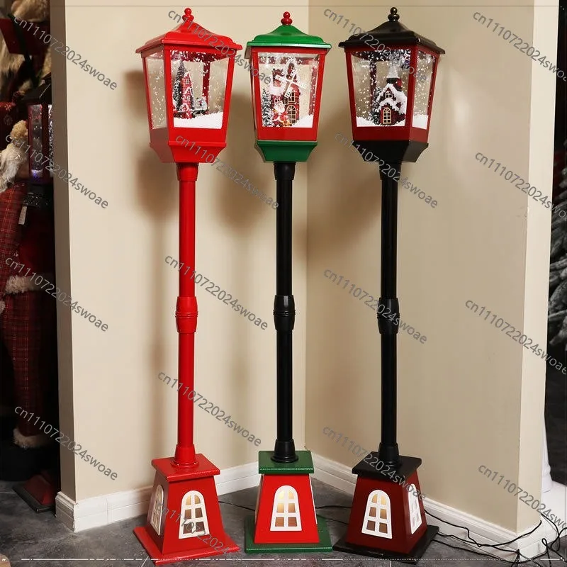 Small Street Lamp, Christmas Decoration Ornament Lamp, Dynamic Interior, Shopping Mall Window Dressing Supplies, Music Lamp