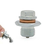 For Yamaha Raptor 700 660 Repair Reducer Oil Drain Plug Bolt with Copper Pad Motorcycle Replacement