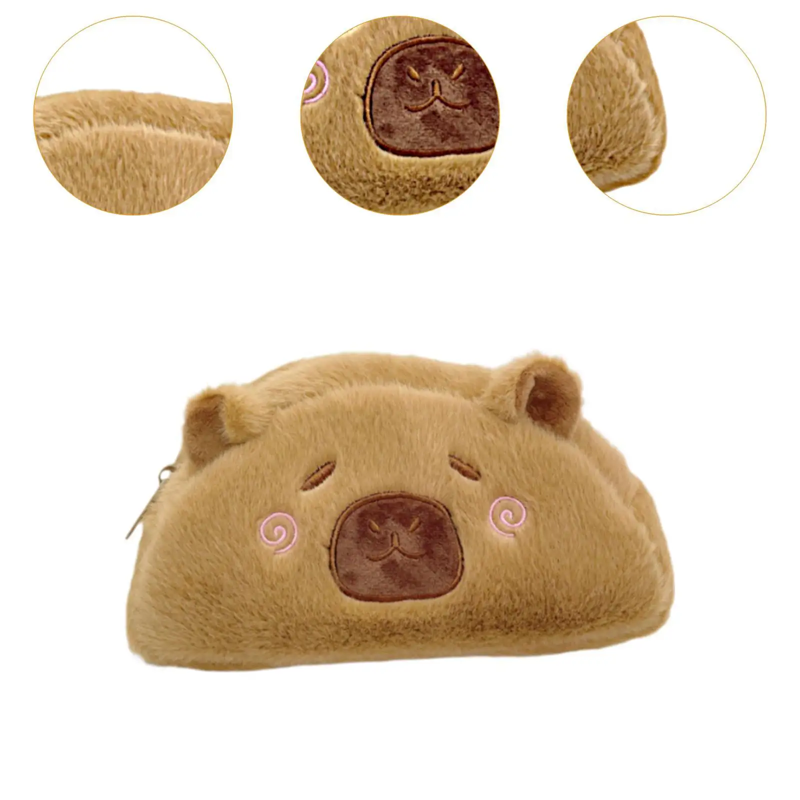 ぬいぐるみカピバラ鉛筆ケース動物文具バッグ家庭用子供男の子