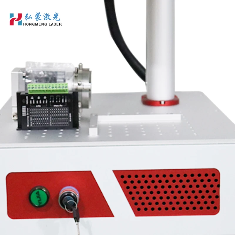 20W 30w 50w China Cheapest Portable Fiber Laser Marking Machine With Rotary Price