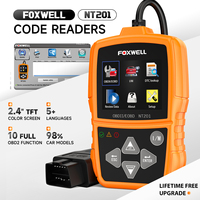 FOXWELL NT201 OBD2 Scanner Car Code Reader Check Engine Light Reader OBDII EOBD Car Computer Diagnostic Scan Tool Auto Fault