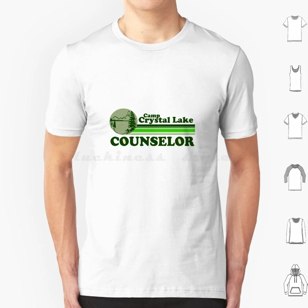 Camp Crystal Lake Counselor T Shirt Big Size 100% Cotton Camp Crystal Lake Counselor Camp Crystal Lake Crystal Lake Camp