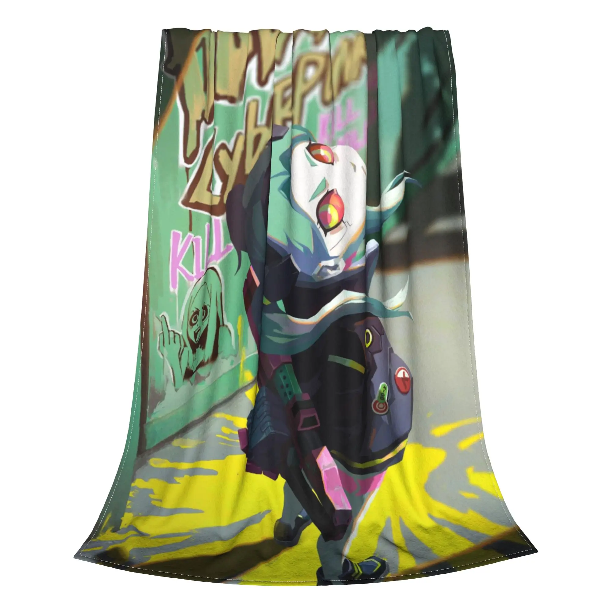 rebecca Cyberpunk Edgerunners Cyberpunk Edgerunners Blanket Summer Breathable Lightweight Throw Blankets For Car Rug Piece