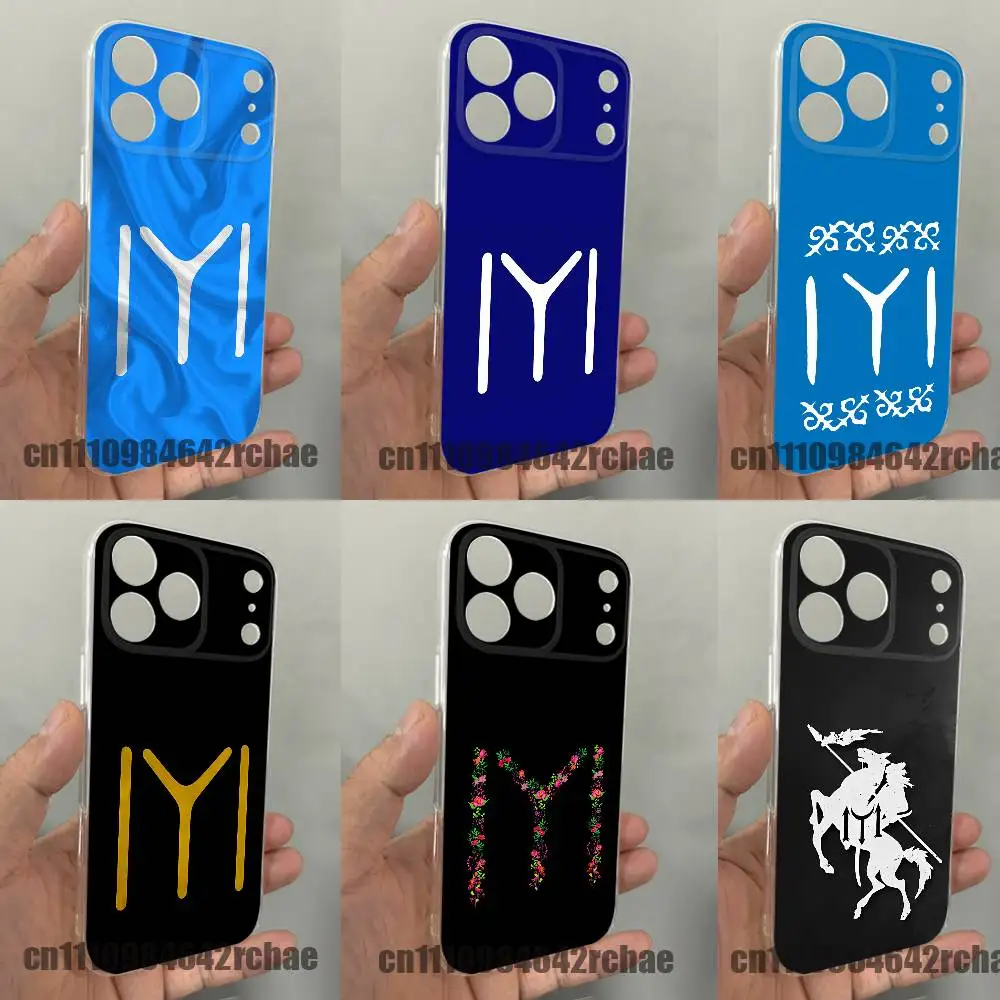 

For Blue Kayi Tribe Flag Symbol Resurrection Ertugrul Phone Case iPhone 13,16,11,14,15,17,12,Air,Mini,Pro,Max,Plus,Clear Cover