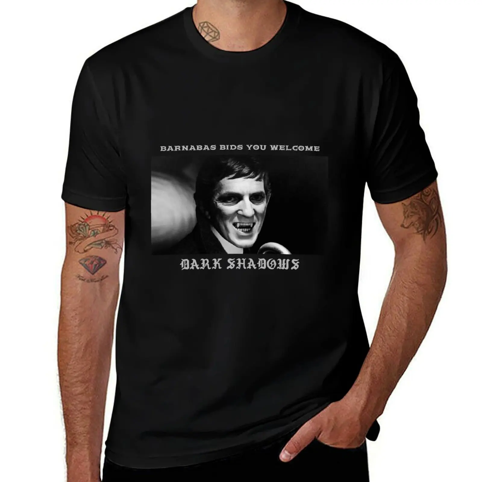 

vintage shirts t soap graphic opera shirt for Barnabas T-Shirt vampire TV personalised Shadows Dark T-Shirt man t Collins