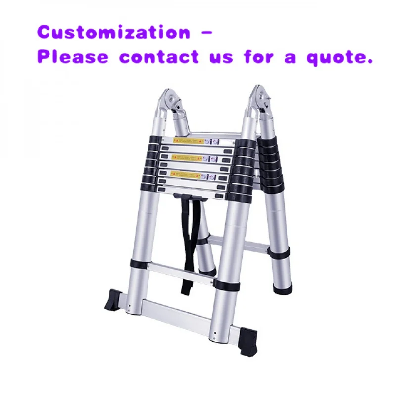 custom.3.2m Modern Aluminum Telescopic Combination Ladders Double Sided Folding Foldable Extension Ladder